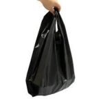 Black Extra Large Jumbo Plastic Carrier Bags 16x25x29'' - Image 2