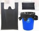 Black Extra Large Jumbo Plastic Carrier Bags 16x25x29'' - Image 4