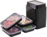 Black Stallion 500ml Microwave Container with Lids - Image 3